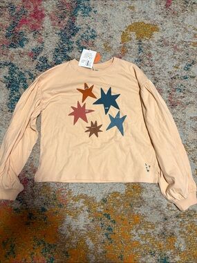 Long sleeve cotton girls top